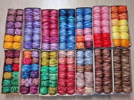 Bavlnky na vyšívanie,