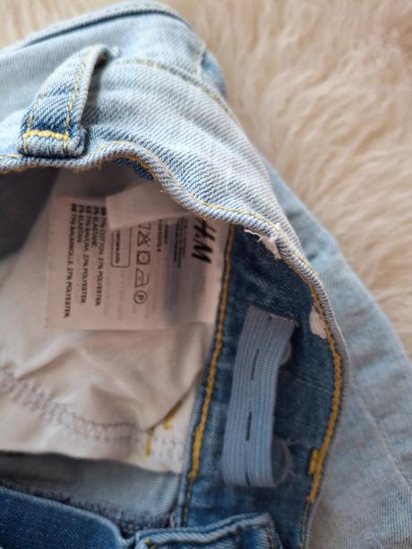 Riflove kratasy-sortky top stav h&m, h&m,158