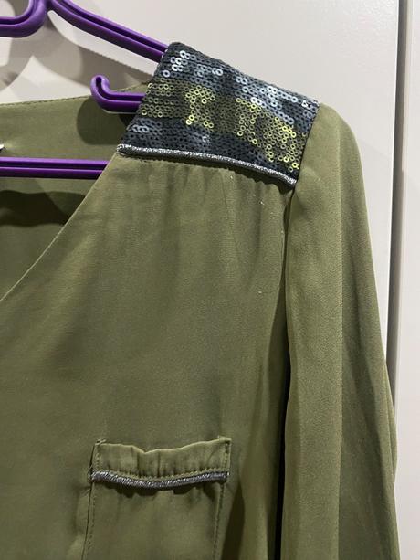 Dámska khaki blúzka, s