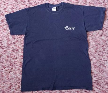 Tmavomodré tričko s krátkymi rukávmi, m