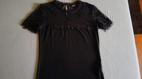 Čierny top s čipkou mohito, mohito,s