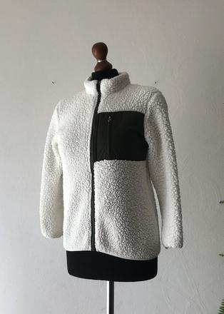 Štýlová dievčenská "teddy" bunda, bonprix,140