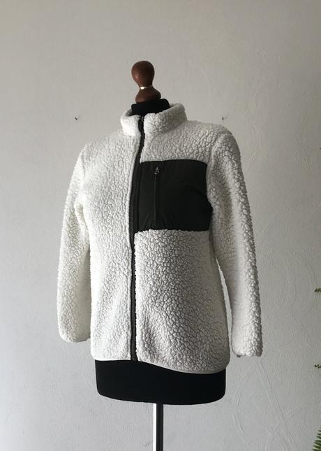 Štýlová dievčenská "teddy" bunda, bonprix,140