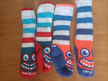 Detské lyžiarske ponožky warm s vlnou 23/26, wedze,24