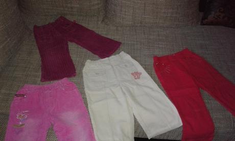 7 x  nohavice, rifle a menčestráky v. 86,92,98, 86–98