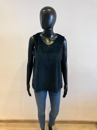 Dámsky tmavomodrý zamatový vrch (m/l), tcm,m