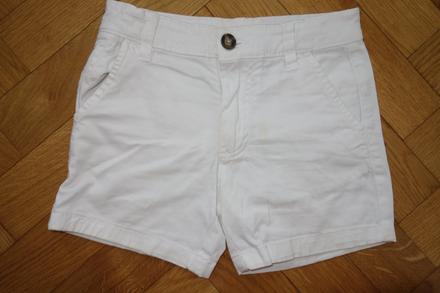 Biele šortky 3-4 roky, 104