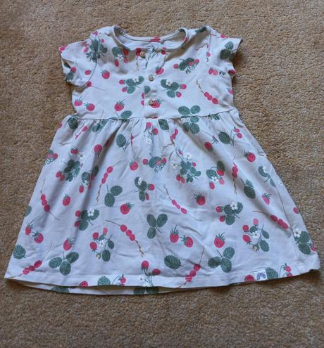 Šaty jahôdky, lindex,80