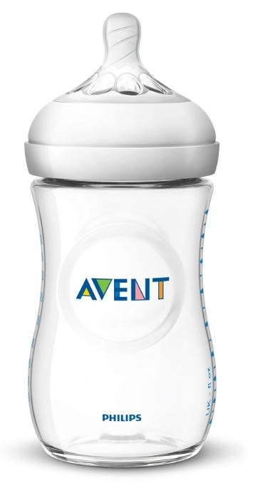 Avent scf033/37 detská fľaša natural 3x260ml, 1m+, avent