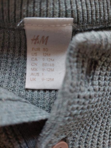 Svetrík, h&m,80