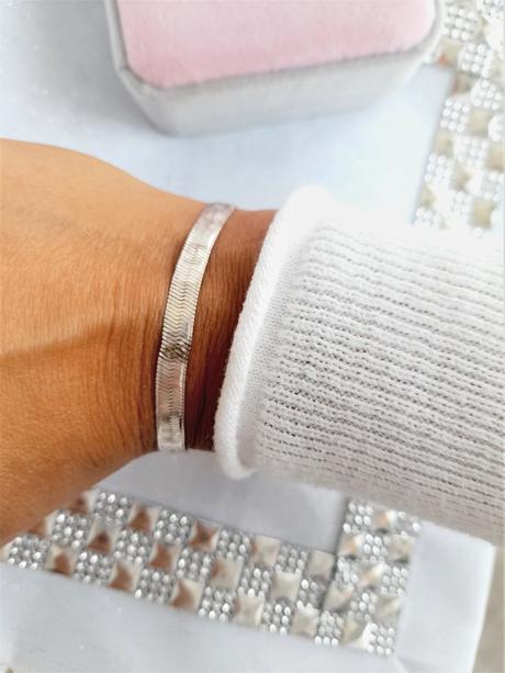 Strieborný náramok-pravé striebro, 