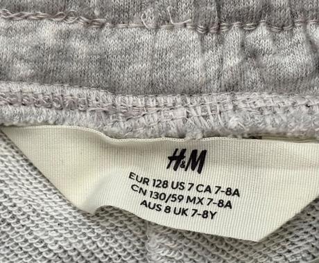 H&m šortky veľ. 128, h&m,128
