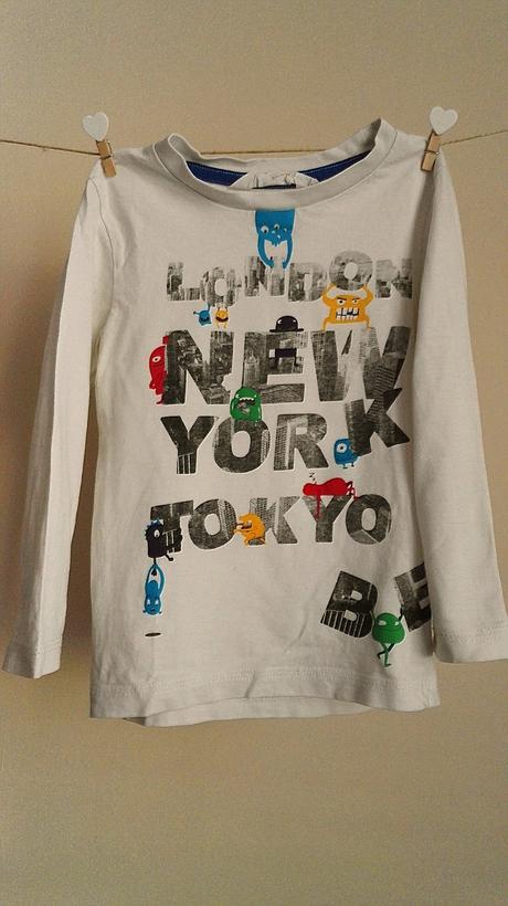 Monster tricko, h&m,92