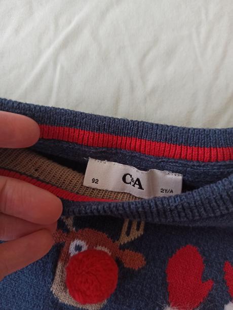 Vianočný svetrík, c&a,92