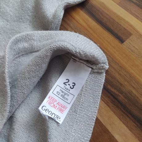 Cropovy krátky dievcensky svetrík 92/98 sviatočný, george,92