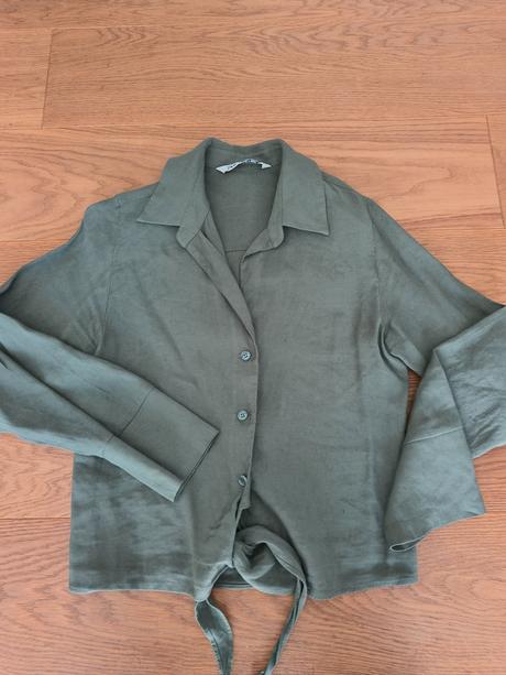 Ľan košeľa, zara,s