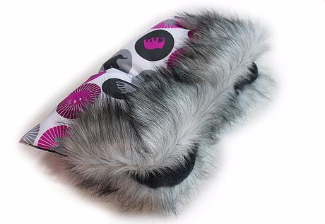 Rukávnik na kočík  sánky fialový slonik, 