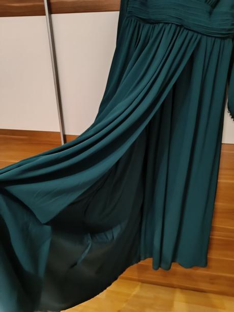 Krásne zelené šaty veľkosť 46, 46