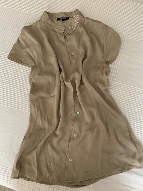 Blúzka saténová, s