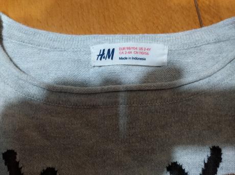 Pulóver, h&m,98