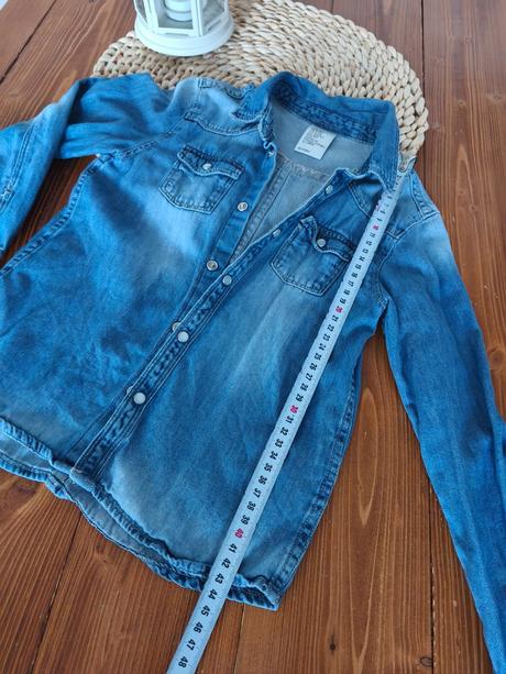 Riflová košeľa denim 122, denim,122