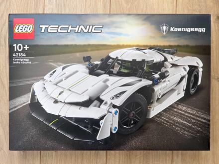 Lego technic 42184 biele hyperauto koenigsegg jesk, 