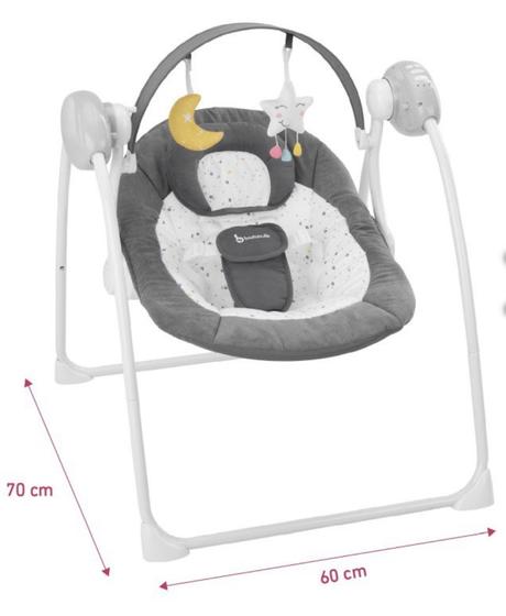 Hojdačka pre bábätká comfort swing moonlight,