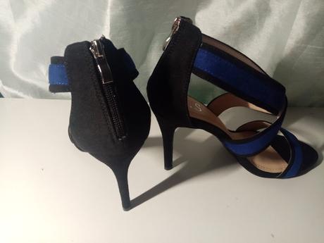 Čierno modré sandále, 40