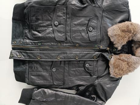 Redskins kožená bunda bombera, m