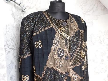 Luxusny glamurny blazer, 48