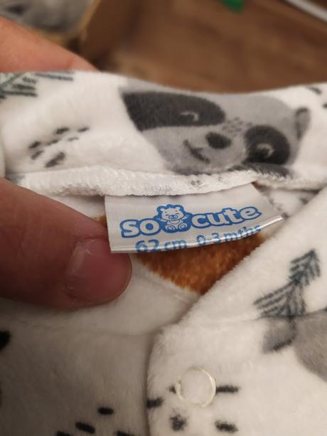 Overalik, pižamko 62 cm, 62