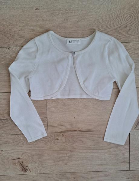 Biele bolerko, h&m,110