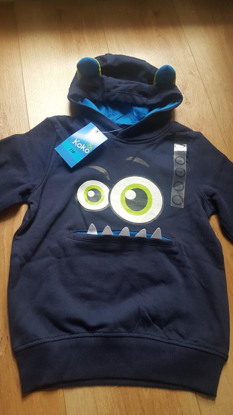 Modrá mikina, kiki&koko,116