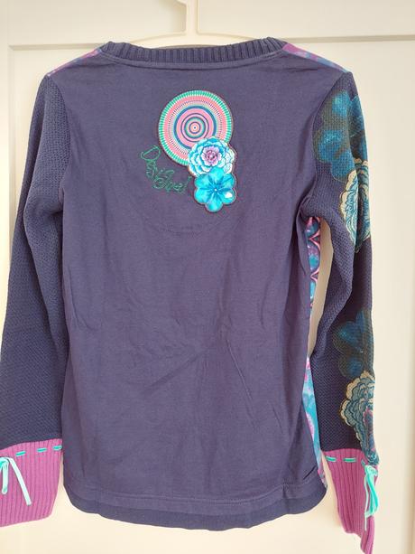 Tričko s kamienkami, desigual,m