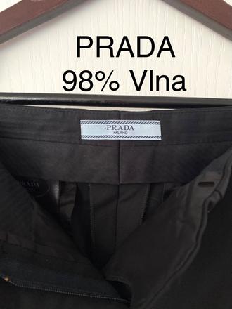 Elegantné vlnené nohavice prada milano, prada,xl