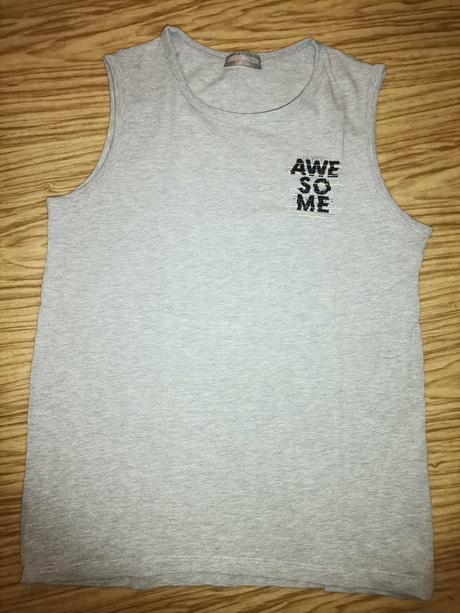 Chlapčenské tričko bez rukávov-tielko, 158