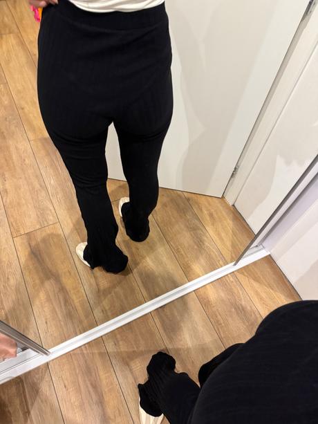 Zara zvonove nohavice legíny, zara,s