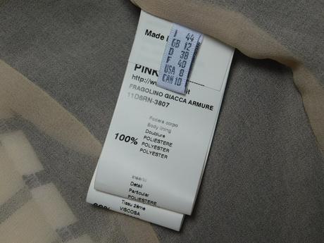 Luxusny lanovy blejzer, pinko,38