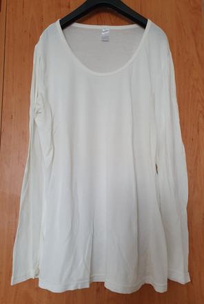 Biele tricko, natelnik l xl, xl
