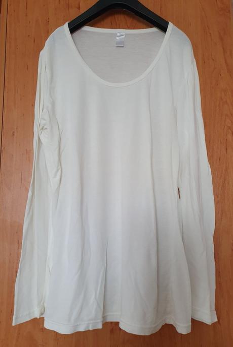 Biele tricko, natelnik l xl, xl