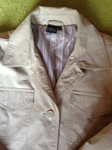 Krémovozelený jarný kabátik, laura stein, 38