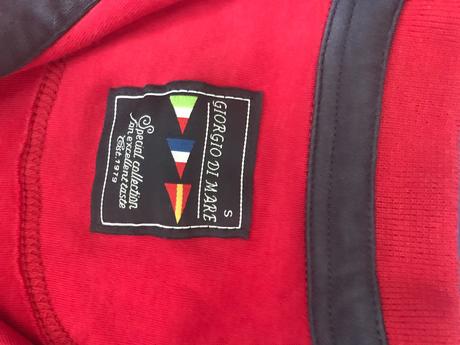 Šaty giorgo di mare červené krátke, s