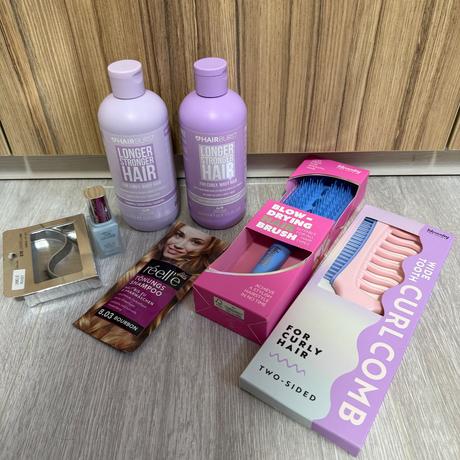 Mega balík hair burst + doplnky,