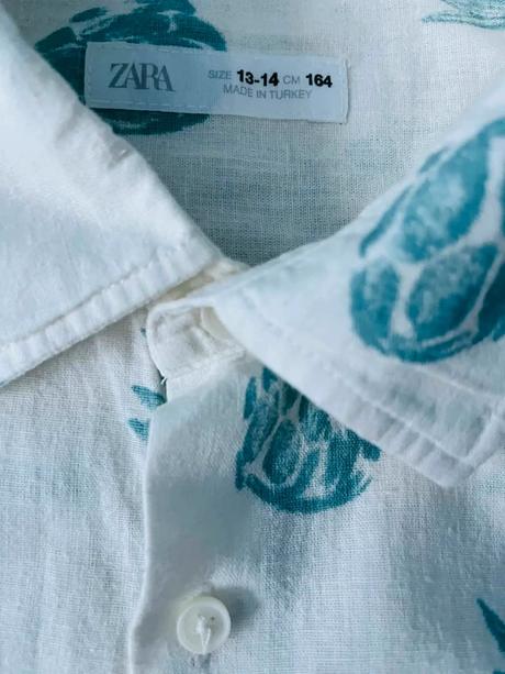 Veľ. 164 zn. zara fešácka letná košieľka, zara,164