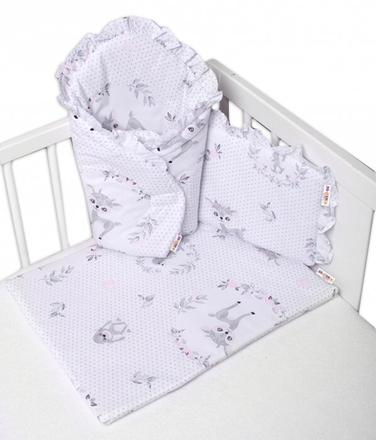 Baby nellys sada pre bábiku zavinovačka, perinka a, 