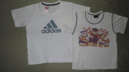 Tričká 2 ks, adidas,110