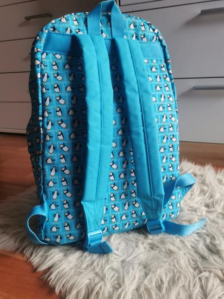 F&f školská taška s tučniakom, 