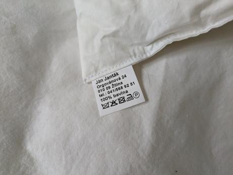 Páperová perina a vankúš, šírka (cm): 70,dĺžka (cm): 110