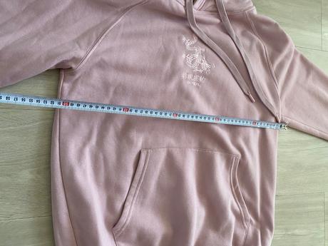 Paradna pudrova mikinka  - oversize, house,xs