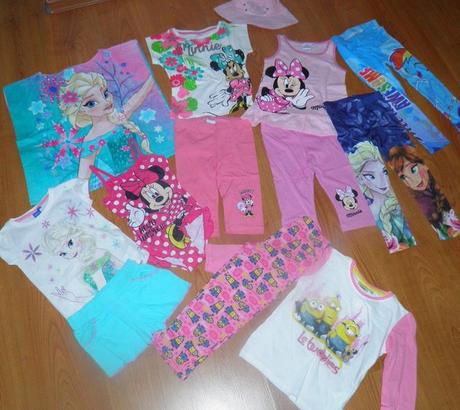 Velky balík letného oblečenia 104-116, 104–116